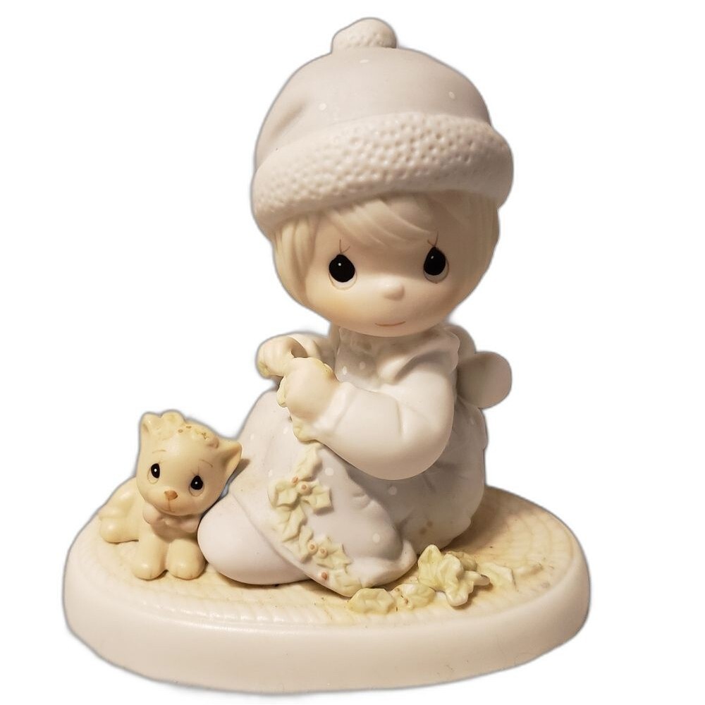 Precious Moments Meowie Christmas 1988 Collection